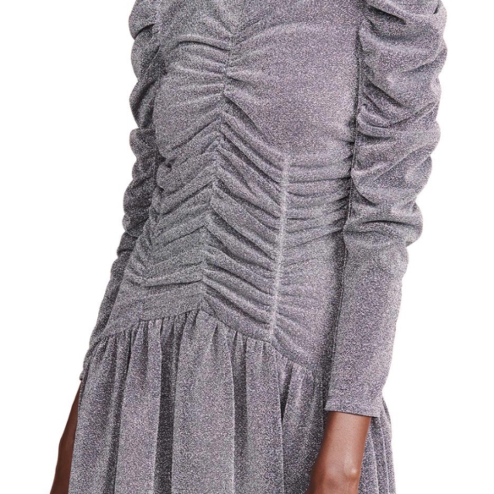Metallic Rebecca Taylor Dress